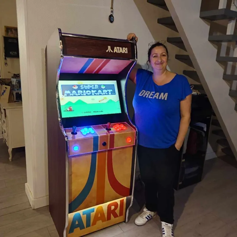 Livraison à Neuville en Ferrain - Borne Atari vintage - borne to be arcade