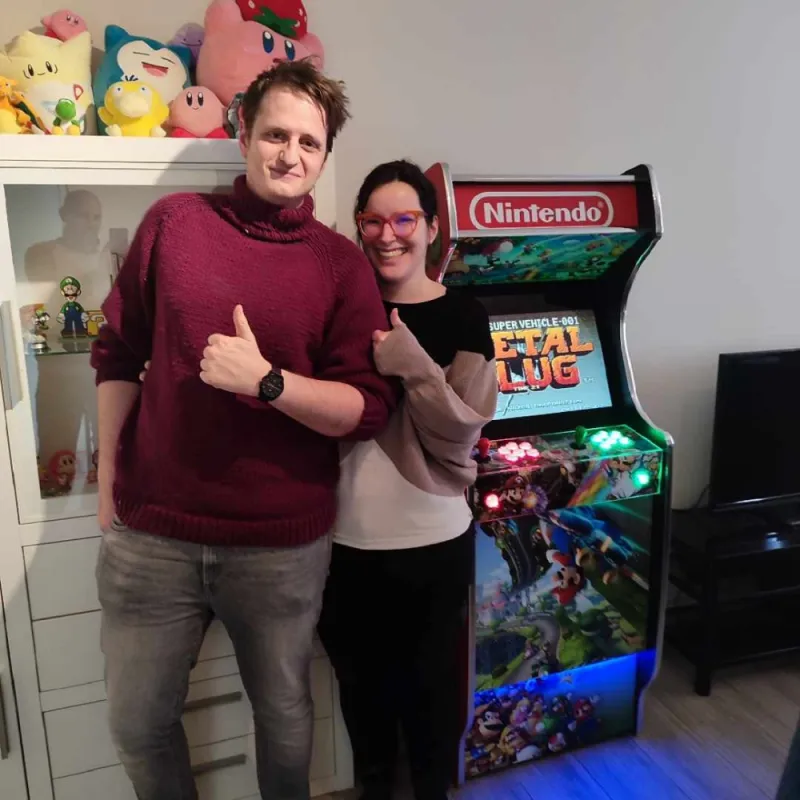 Livraison à Bruges  - Borne Mario Kart - borne to be arcade